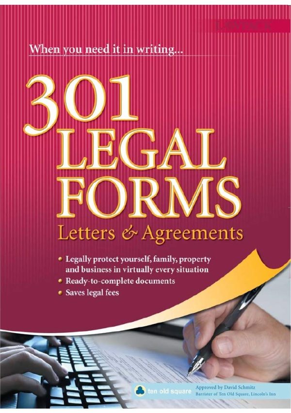 301 Legal Forms, Letters & Agreements