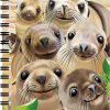 3D LiveLife Jotter - Sea Lion Snap from Deluxebase. Lenticular 3D Ocean A6 Spiral Notebook with plain recycled paper pages. Artwork licensed from renowned artist Michael Searle