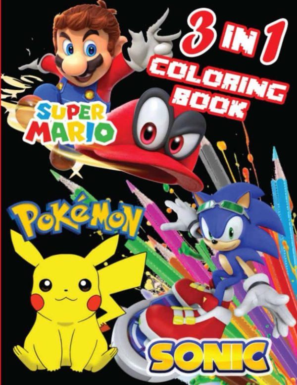 3IN1 Coloring Book
