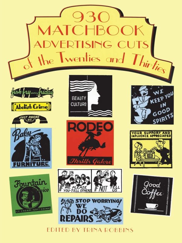 930 Matchbook Advertising Cuts of the Twenties and Thirties (Dover Pictorial Archive)