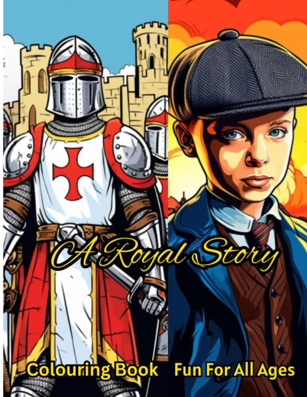 A Royal Story Coloring Book: English History