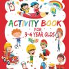 Activity Book For 3-4 Year Olds: Mazes, Spot The Difference, Math Puzzles,Tracing Numbers, Letters, and More