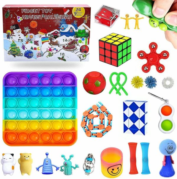 Advent calendar 2023, Jigsaw Puzzles for Adult Toys Christmas Gifts for Women Men Jigsaw Puzzle Birthday Gifts for Her Thank You Gifts Friendship Gifts (Blue)