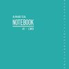 Alphabetical Notebook A5: Medium Lined-Journal Organizer with A-Z Tabs Printed | Smart Teal Design