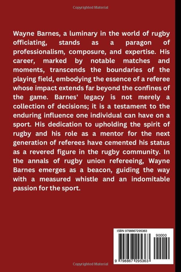 BEYOND THE WHISTLE: THE WAYNE BARNES STORY