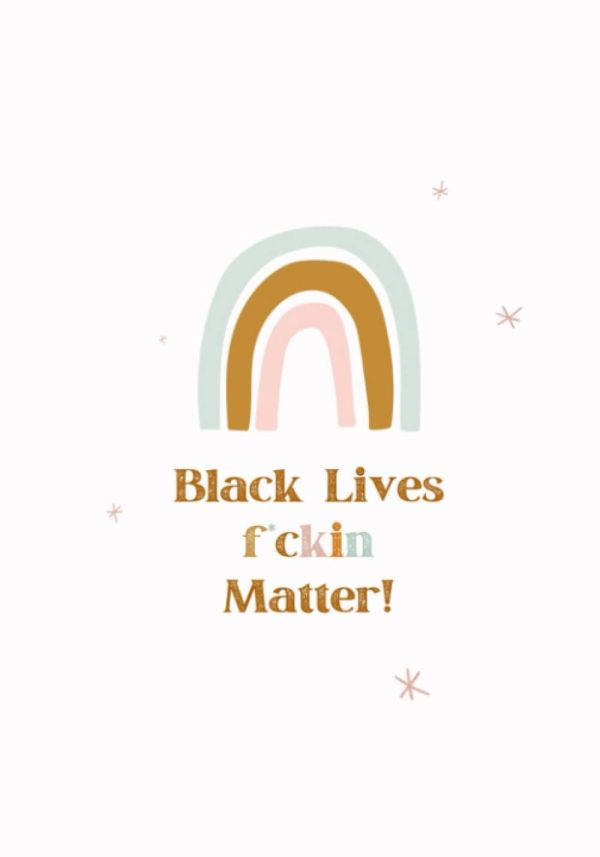 "Black Lives F*cking Matter" Journal/Planner, 7" x 10" BLM Composition Notebook/Calendar – 100 Pages Lined/Ruled