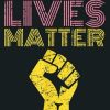 Black Lives Matter Equal Rights BLM Protest With Fist Hand: Notebook Planner - 6x9 inch Daily Planner Journal, To Do List Notebook, Daily Organizer, 114 Pages