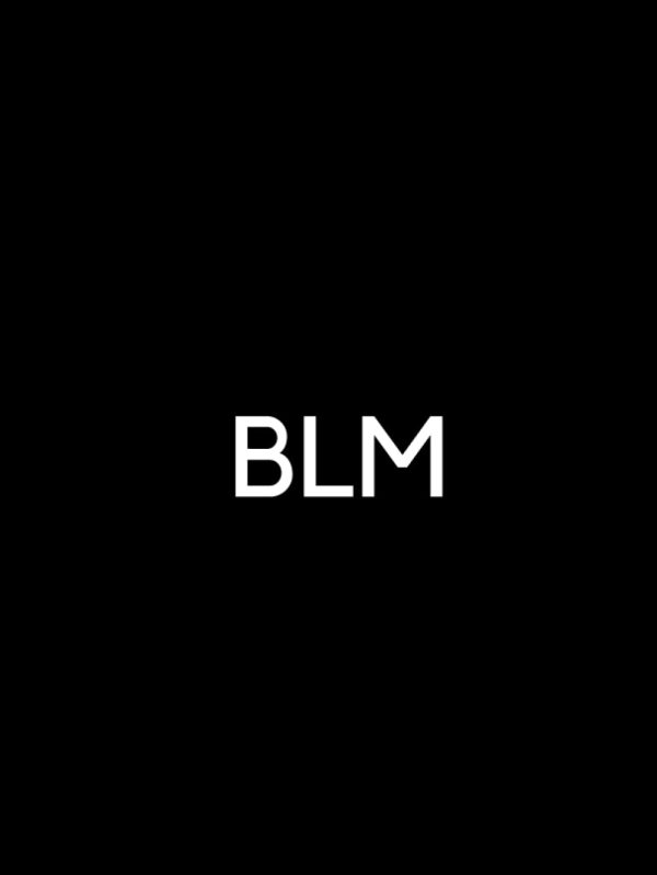 BLM: Black Decorative Hardcover Book For Coffee Table (Color Series)
