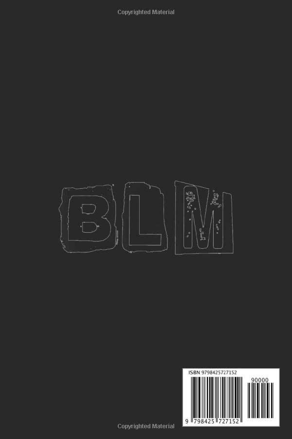 BLM Black Lives Matter Punk Inspired Cool Notebook Vintage: Black History Month Lined Notebook Journal 6x9 inch, 110 Pages, Black African American Educated Girl Woman Wife, Afro