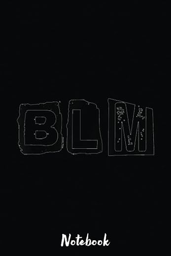 BLM Black Lives Matter Punk Inspired Cool Notebook Vintage: Black History Month Lined Notebook Journal 6x9 inch, 110 Pages, Black African American Educated Girl Woman Wife, Afro