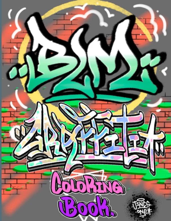BLM Graffiti Coloring Book
