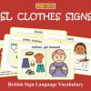 BSL CLOTHES SIGNS: British Sign Language Vocabulary (Let's Sign BSL Early Years)