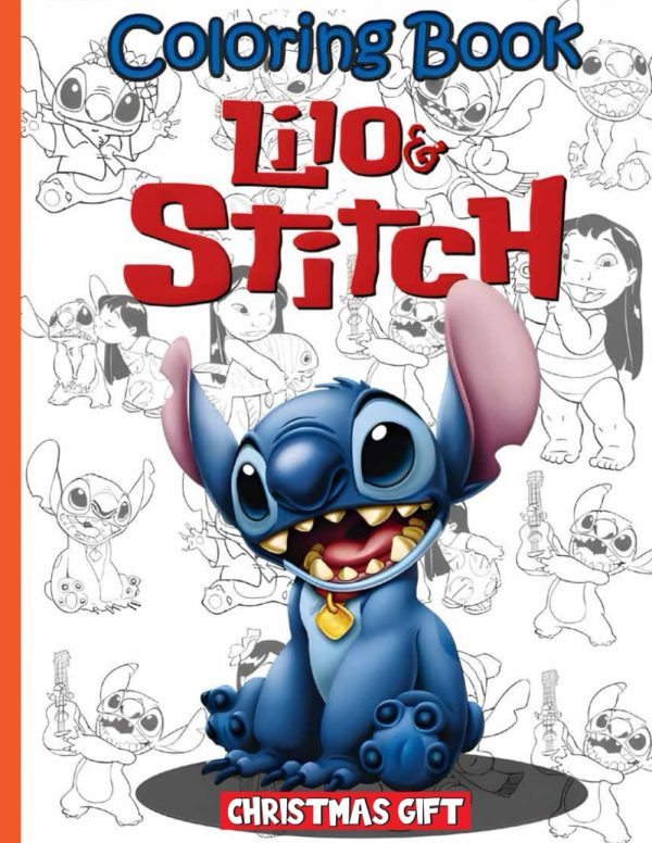 Colouring Book: A Lɪʟᴏ&Sᴛíᴛᴄʜ Cᴏlᴏuring Bᴏᴏk For Kids, All Fans. Color Your Favorite Characters (Christmas Gifts)