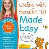 Computer Coding with Scratch 3.0 Made Easy, Ages 7-11 (Key Stage 2): Beginner Level Computer Coding Exercises (Made Easy Workbooks)