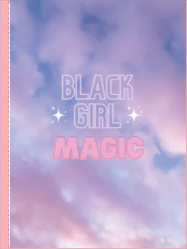 CUTE Pink BLM Notebook: 8.25 x 11 inch 300 blank lined notebook