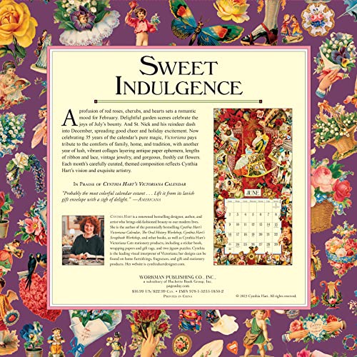 Cynthia Hart's Victoriana Wall Calendar 2024: For the Modern Day Lover of Victorian Homes and Images, Scrapbooker, or Aesthete