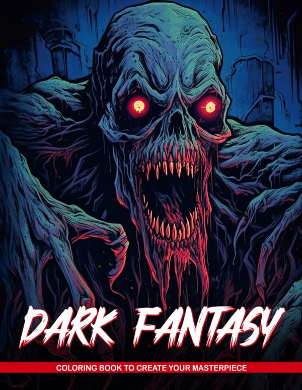 Dark Fantasy Coloring Book: Dark Magical Fantasy Coloring Book For Relaxation And Mindfulness | Coloring Book For Women And Adults