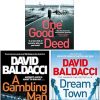 David Baldacci Private Investigator Archer Collection 3 Books Set (One Good Deed, A Gambling Man, Dream Town)