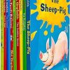 Dick King-Smith 10 Books Collection Set (Sheep-Pig, Hodgeheg, Invisible Dog, Golden Goose, Smasher, Mouse Family Robinson, Jenius, Swoose, Harry's Mad & Dinosaur Trouble)