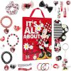 Disney Advent Calendar 2023, Minnie Mouse Advent Calendar with Hair Accessories for Girls & Jewellery, Disney Gifts for Girls
