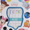 Disney Baby Mickey Mouse, Minnie, Toy Story and More! - My First Library Board Book Block 12-Book Set - First Words, Shapes, Numbers, and More! - PI Kids