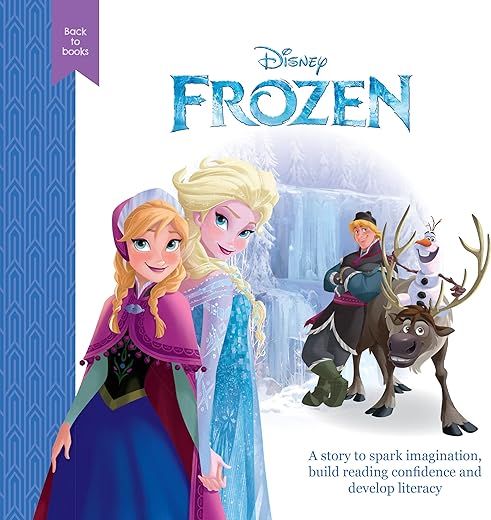 Disney Back to Books: Frozen | Disney | Build reading confidence | Develop literacy | National Literacy Framework in Wales | Hardback
