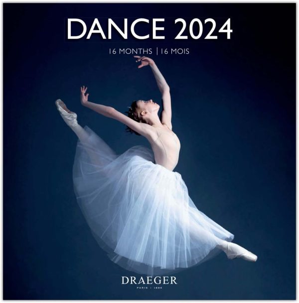 DRAEGER PARIS | Large Wall Calendar 2024 Dance 29 x 29 cm | 16 Months Sep-23 to Dec 24 | 7 Languages | Office Calendar, Home, Monthly | Decoration, Organization | FSC® Certified...