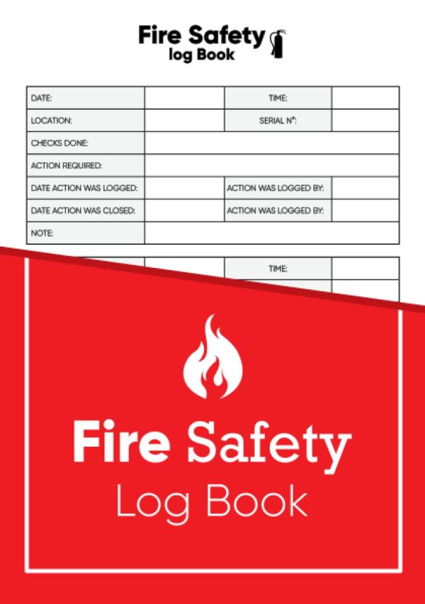Fire Safety Log Book: A5 Fire Alarm Log Book, Fire Inspection and Testing Log Book, Fire Register log book | Fire Alarm Checklist | Health and Safety ... Landlords, Businesses...