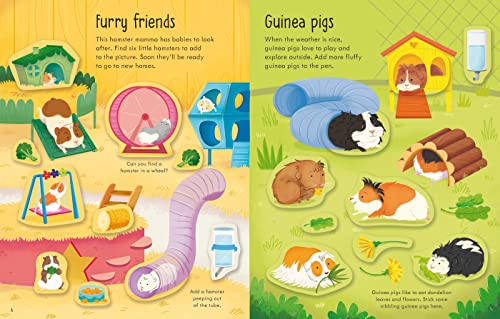 First Sticker Book Pets (First Sticker Books)