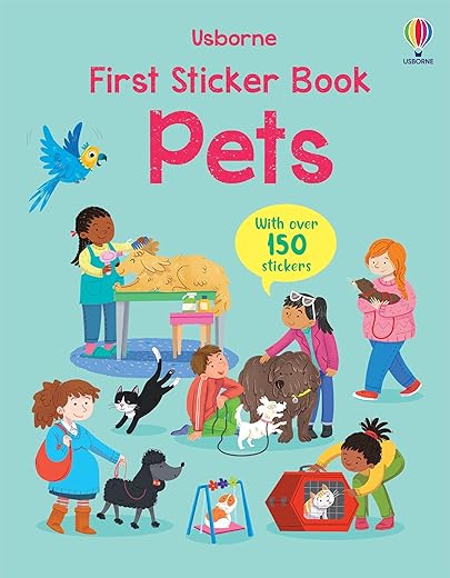 First Sticker Book Pets (First Sticker Books)