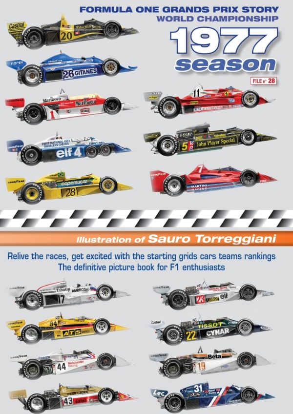 Formula One Grands Prix Story 1977 Season World Championship: Relive the races, get excited with the starting grids cars teams rankings. The definitive picture book for F1...