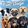 Fun Dogs Wall Calendar 2024 - Large Family Planner & Daily Organiser with Cute Monthly Doggy Images - Slim Design 2024 Wall Planner & Dog Lover Gift - Fun Calendar