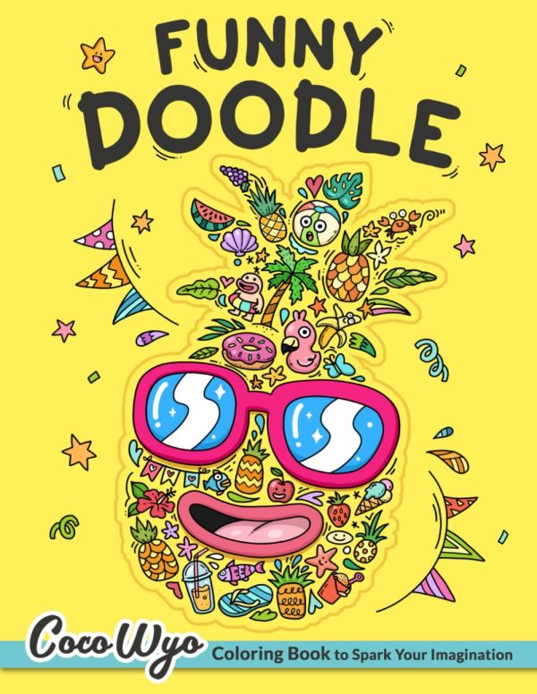 Funny Doodle: Hilarious Coloring Book for Adults with Humorous Doodles for Relaxation