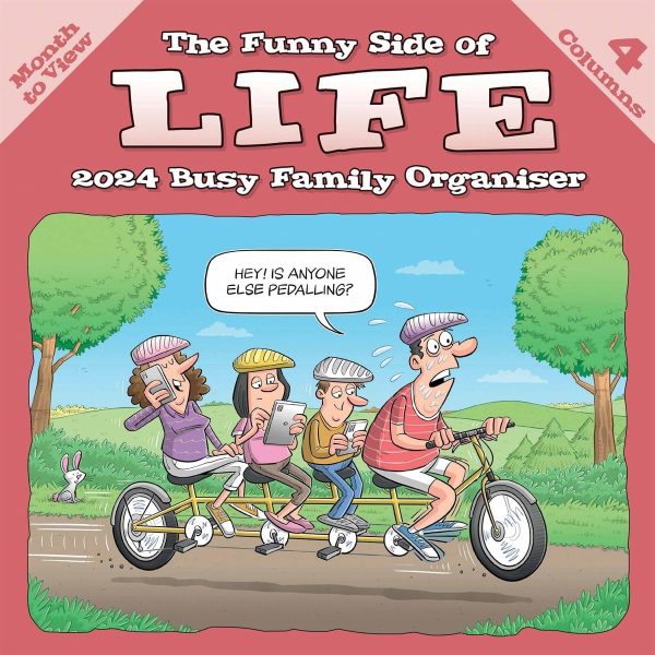 Funny Side Of Life Wall Planner 2024