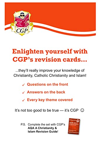 GCSE AQA A Religious Studies: Christianity & Islam Revision Question Cards: for the 2024 and 2025 exams (CGP AQA A GCSE RS)