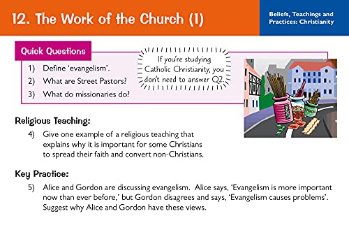 GCSE AQA A Religious Studies: Christianity & Islam Revision Question Cards: for the 2024 and 2025 exams (CGP AQA A GCSE RS)