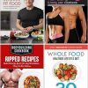 Gordon Ramsay Ultimate Fit Food [Hardcover], Ultimate Flat Belly & Body Plan Cookbook, Bodybuilding Cookbook Ripped Recipes, Whole Food Healthier Lifestyle Diet 4 Books...