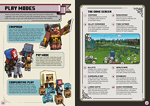 Guide to Minecraft Legends: Official children's illustrated gaming guide to Minecraft Legends, the new game for 2023 – perfect for kids, teens & gamers of all ages!