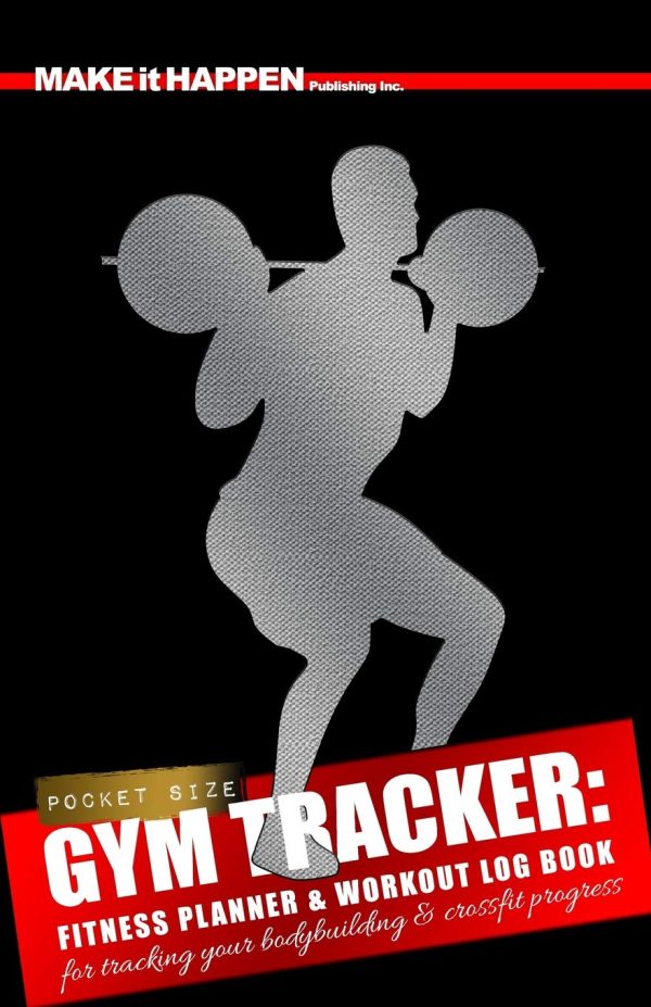 GYM TRACKER: Fitness Planner & Workout Log Book for tracking your bodybuilding & crossfit progress (Weightlifting Journal)