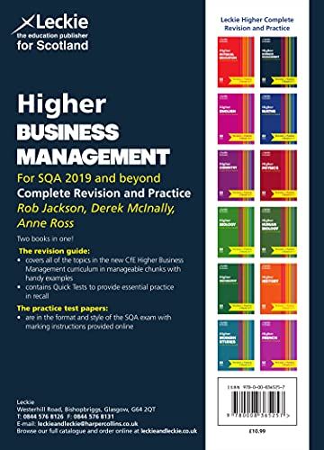 Higher Business Management: Preparation and Support for SQA Exams (Leckie Higher Complete Revision & Practice)