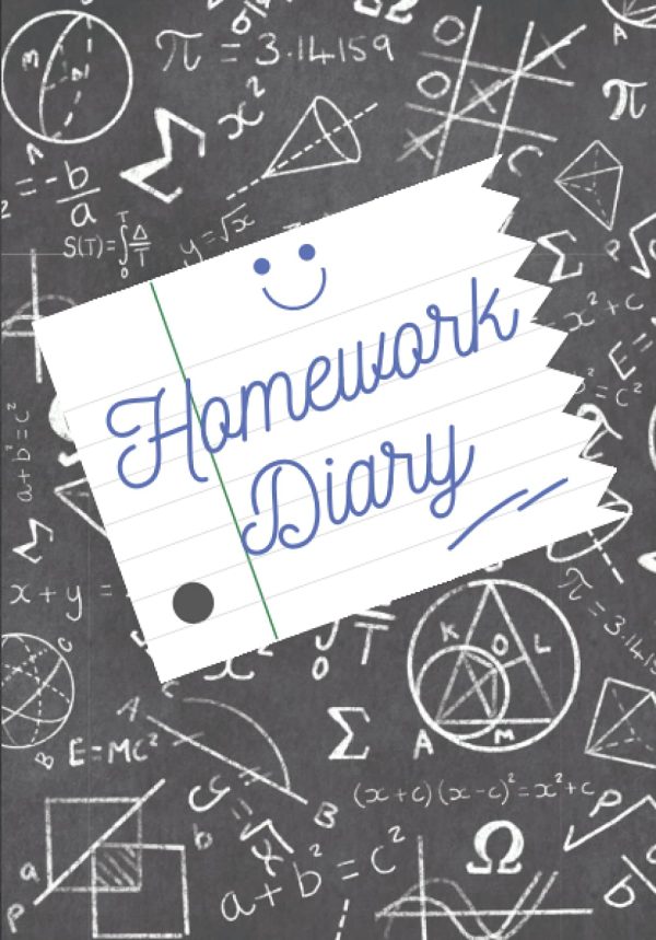 Homework Diary: Two page weekly planner for college or school | A5 | Track subjects, description and due date | Fun way for kids to get organised