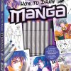 How to Draw Manga Art Kit for Adults | Hinkler ArtMaker | Learn to Draw Anime Art | Gifts for Manga Fans | Art for Beginners Set with Pens
