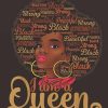 I'm a Queen African American Afro BLM Notebook: - Letter Size 6 x 9 inches, 110 wide ruled pages