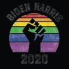 Joe Biden Kamala Harris 2020 Rainbow Gay Pride LGBT BLM Notebook: Gold Textured Notebook Journal Diary, Black History Month journal, Black Pride Melanin notebook Size 6x9 inches...