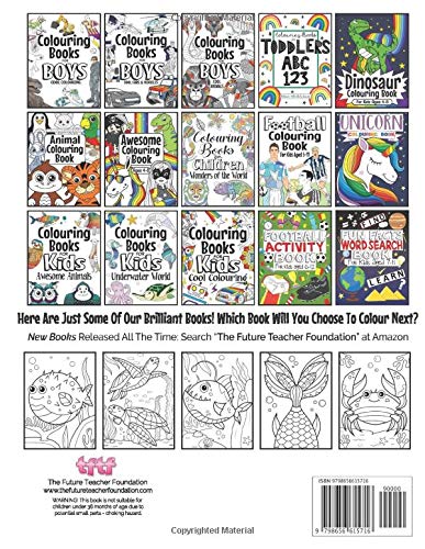 Kids Colouring Books Sea Creatures Colouring Book: For Kids Aged 3-8