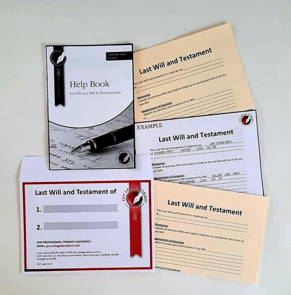 Last Will and Testament Kit 2023-24 UK, Super Value Edition, Simple to do, Allows up to Two People to Make Wills, Solicitor Approved.