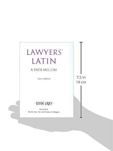 Lawyer's Latin: A Vade-Mecum
