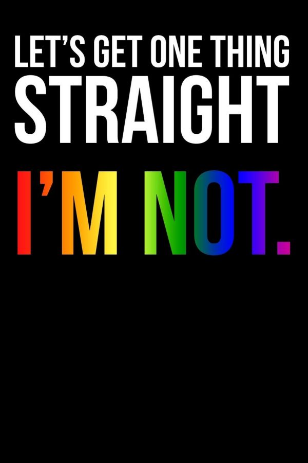 Let's Get One Thing Straight I'm Not: 100 Page Blank Ruled Lined Writing Affirmations Journal - 6” x 9” Proud LGBT, Gay book, Lesbian, Pride, Transgender, Feminization Pride...