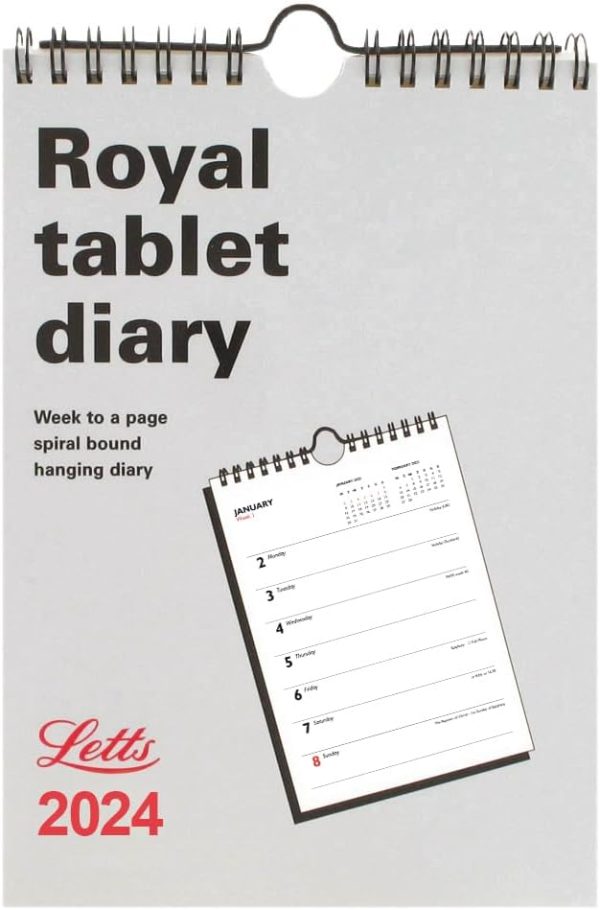 Letts 2024 Royal Tablet Weekly Diary - A5
