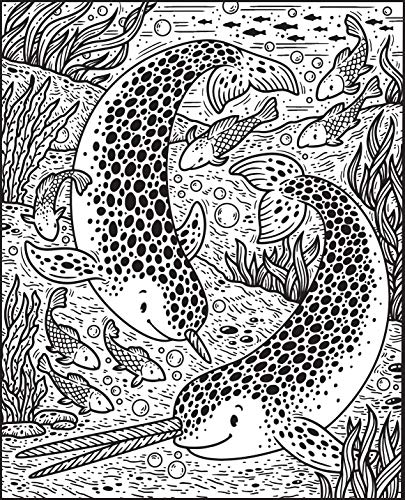 Magic Painting Narwhals and Other Sea Creatures (Magic Painting Books)